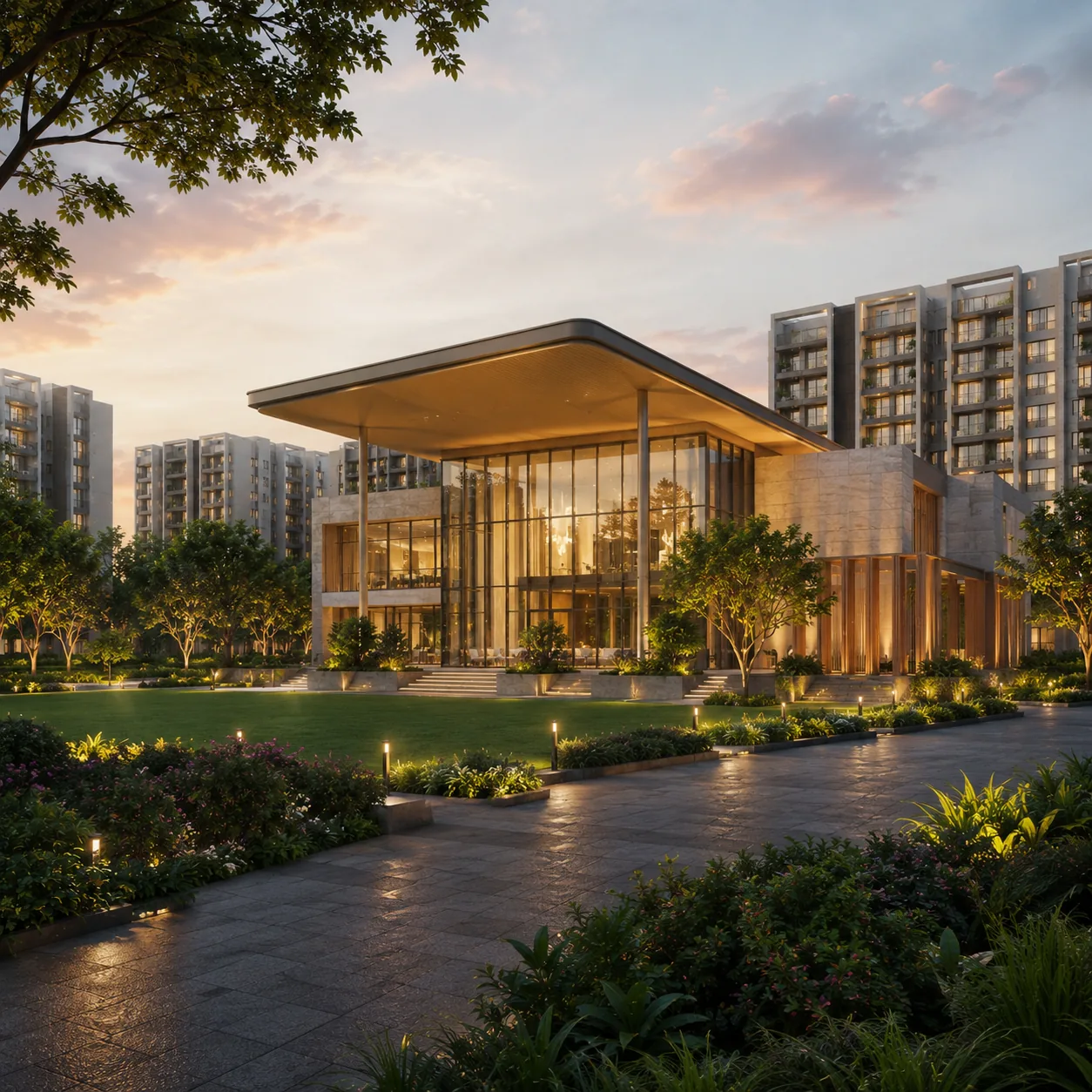 Nambiar Kanakapura Road central clubhouse precinct